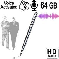 Kugelschreiber SPY-Recorder, 64 GB, Voice-Activated