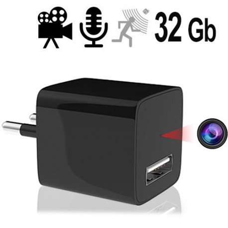 HD-SpyCam im Mini-USB-Netzteil